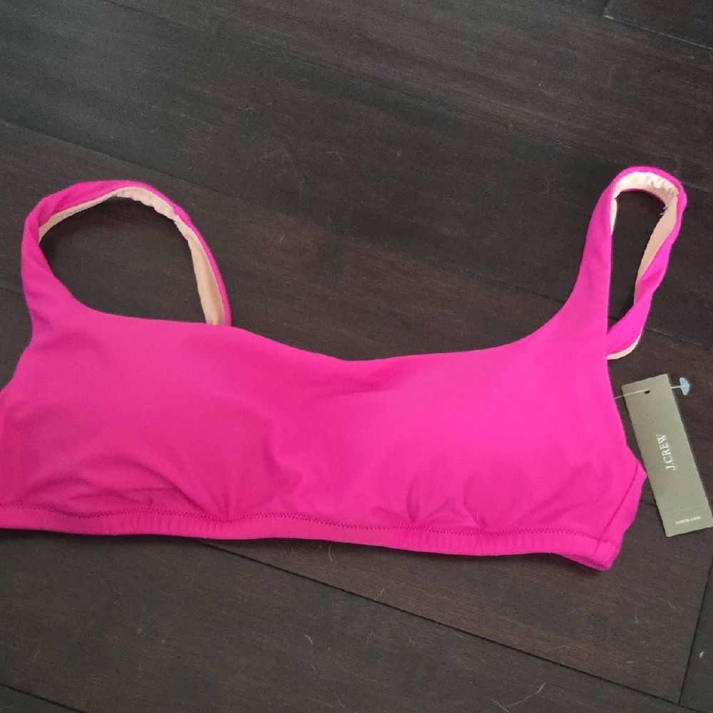 J. Crew Fuchsia Bikini Top